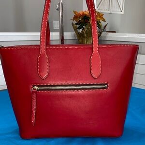 Dooney & Bourke Red Saffiano Tote